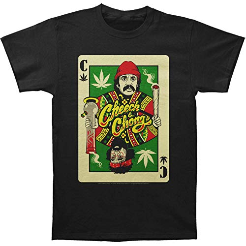 Cheech & Chong (Whiskey Label) Officially Licensed Mens T Shirt Black