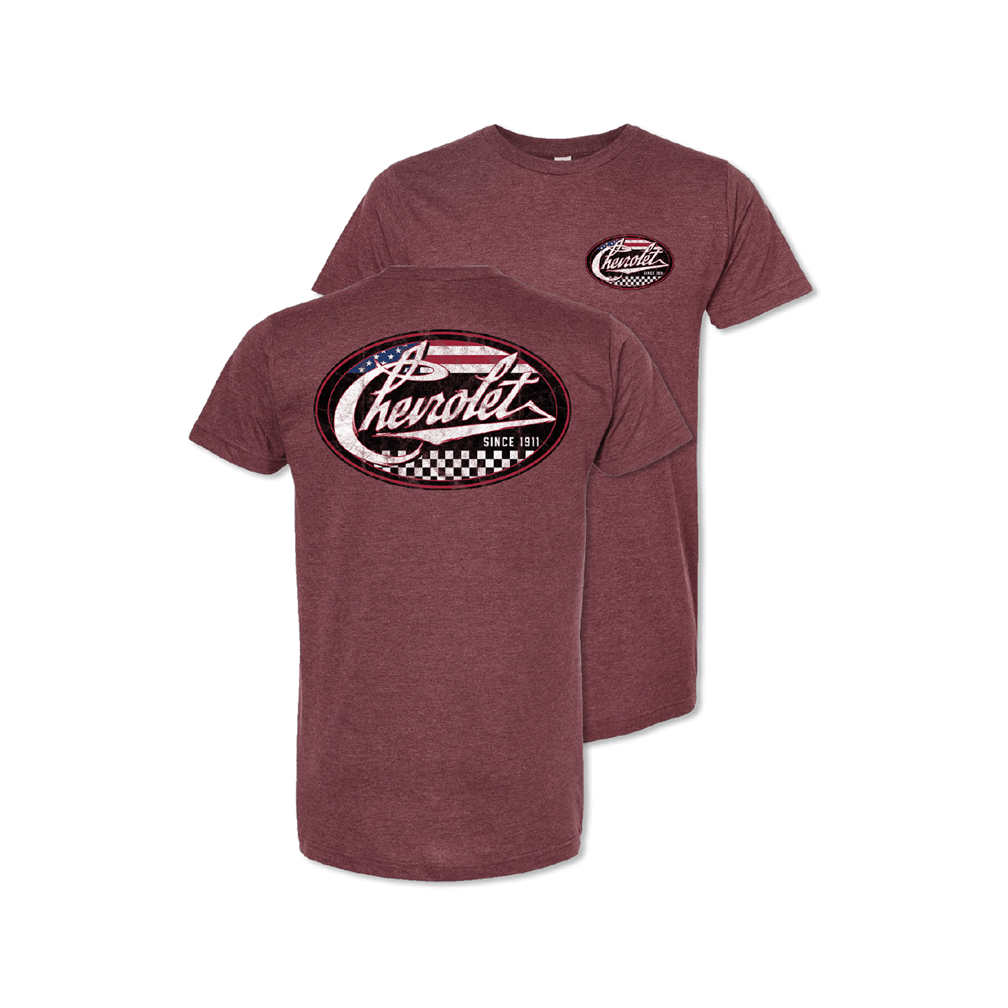 Chevrolet "OG Script" Mens T Shirt Red
