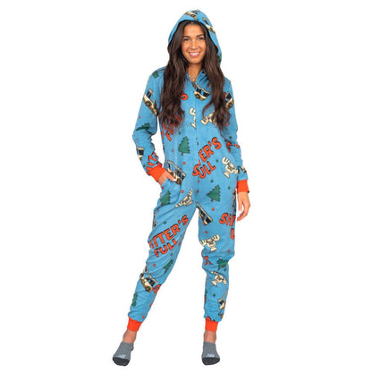 Christmas Vacation Bathroom's Full Pajama Jumpsuit