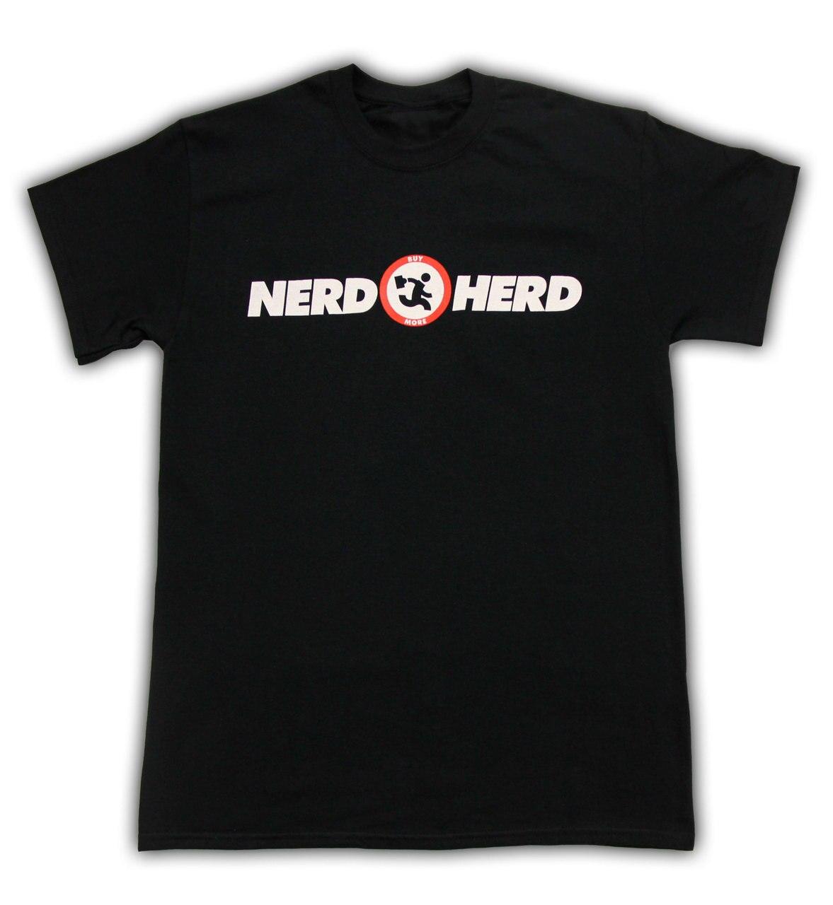 Chuck Nerd Herd Logo T Shirt