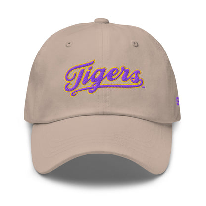 LSU Baseball Tigers Script Dad Hat