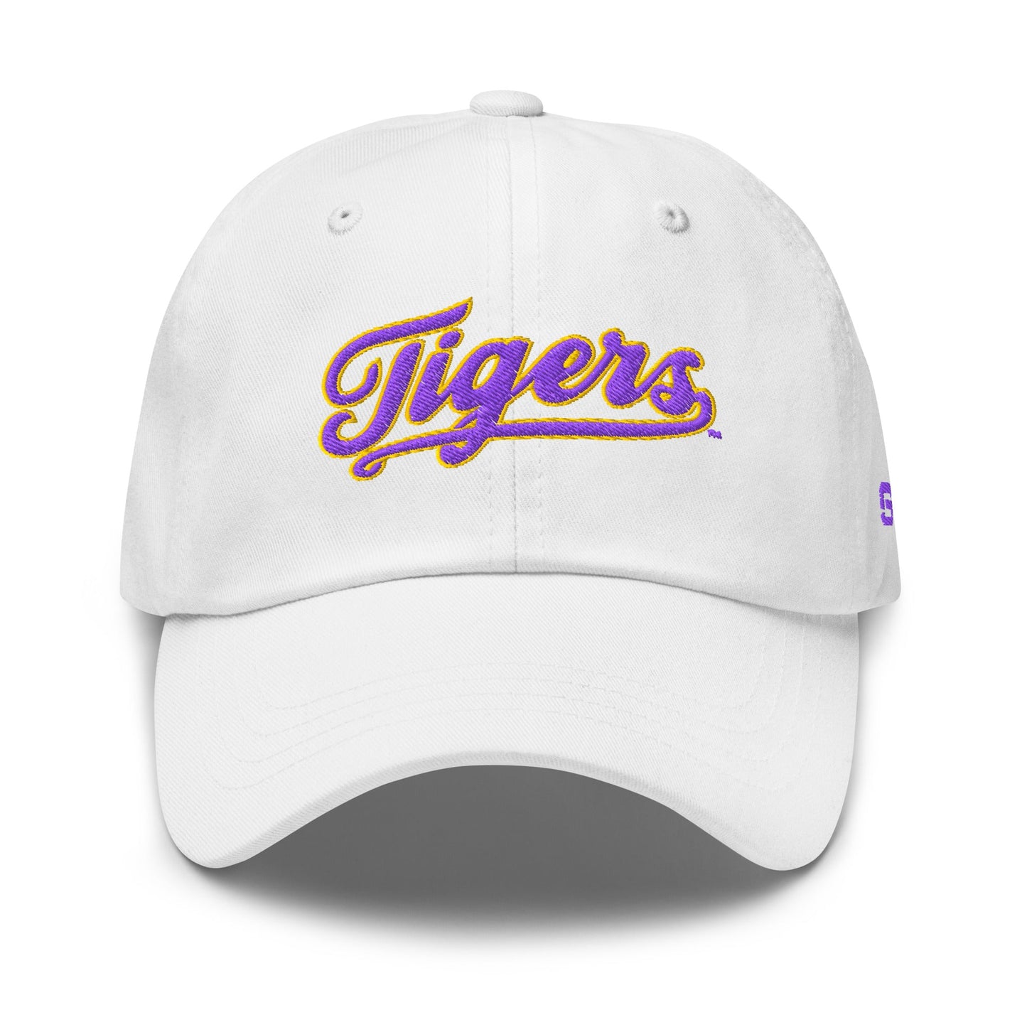 LSU Baseball Tigers Script Dad Hat
