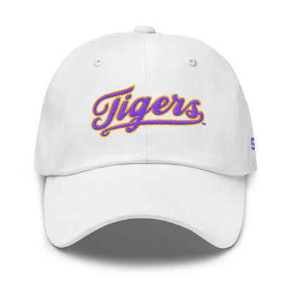 LSU Baseball Tigers Script Dad Hat
