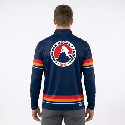 Coachella Valley Firebirds AHL Licensed Replica Performance 1/4 Zip Longsleeve Jersey Shirt