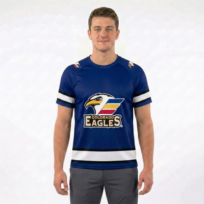 Colorado Eagles AHL Licensed Replica Jersey Performance T-Shirt