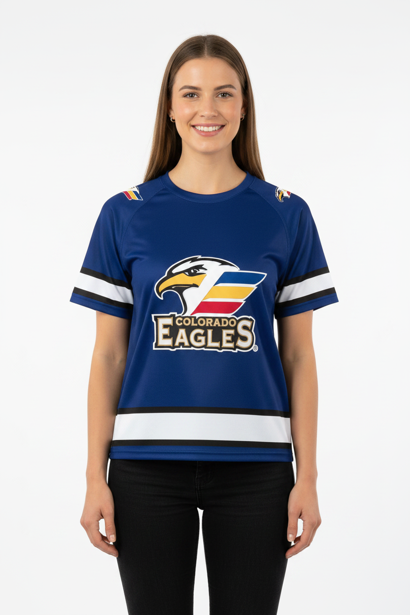 Colorado Eagles AHL Licensed Replica Jersey Performance T-Shirt