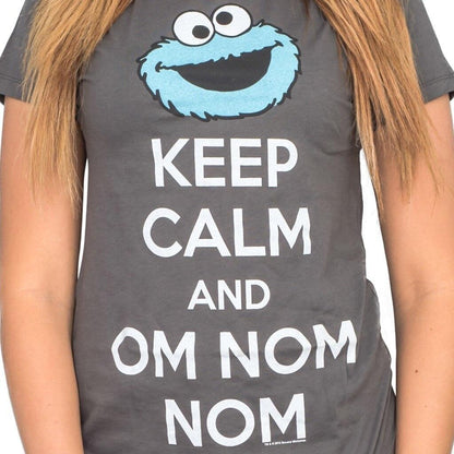 Cookie Monster Keep Calm And Om Nom Nom T Shirt