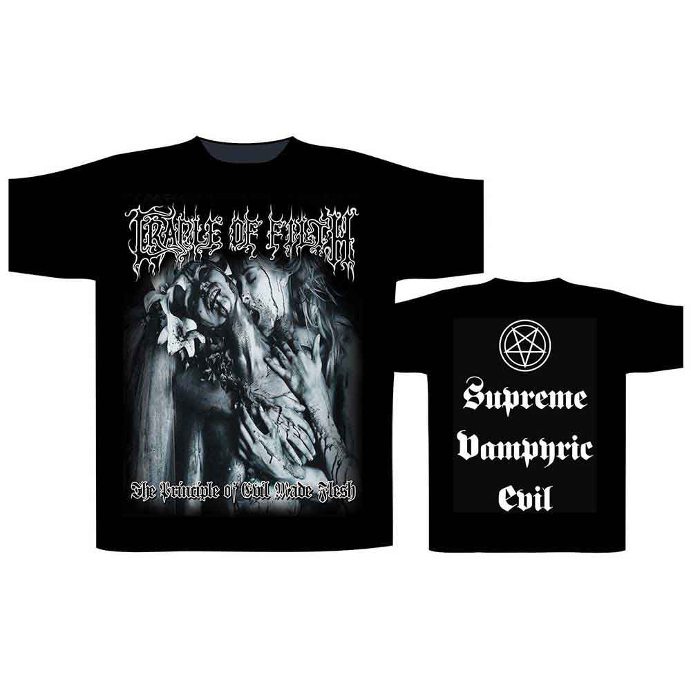 Cradle Of Filth Supreme Vampiric Evil Mens T Shirt