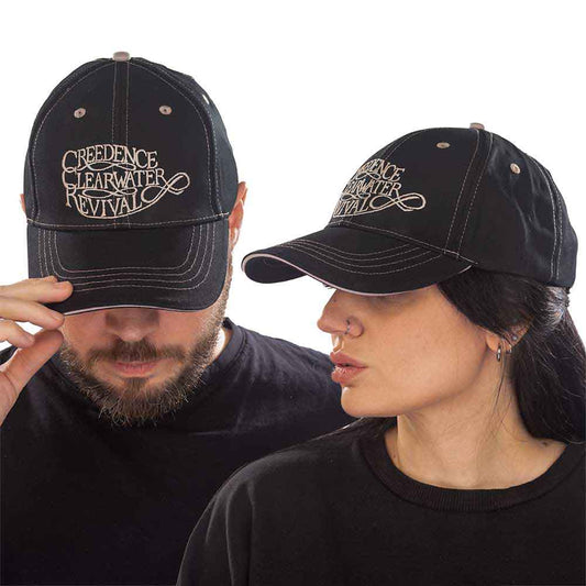 Creedence Clearwater Revival Logo Hat Black