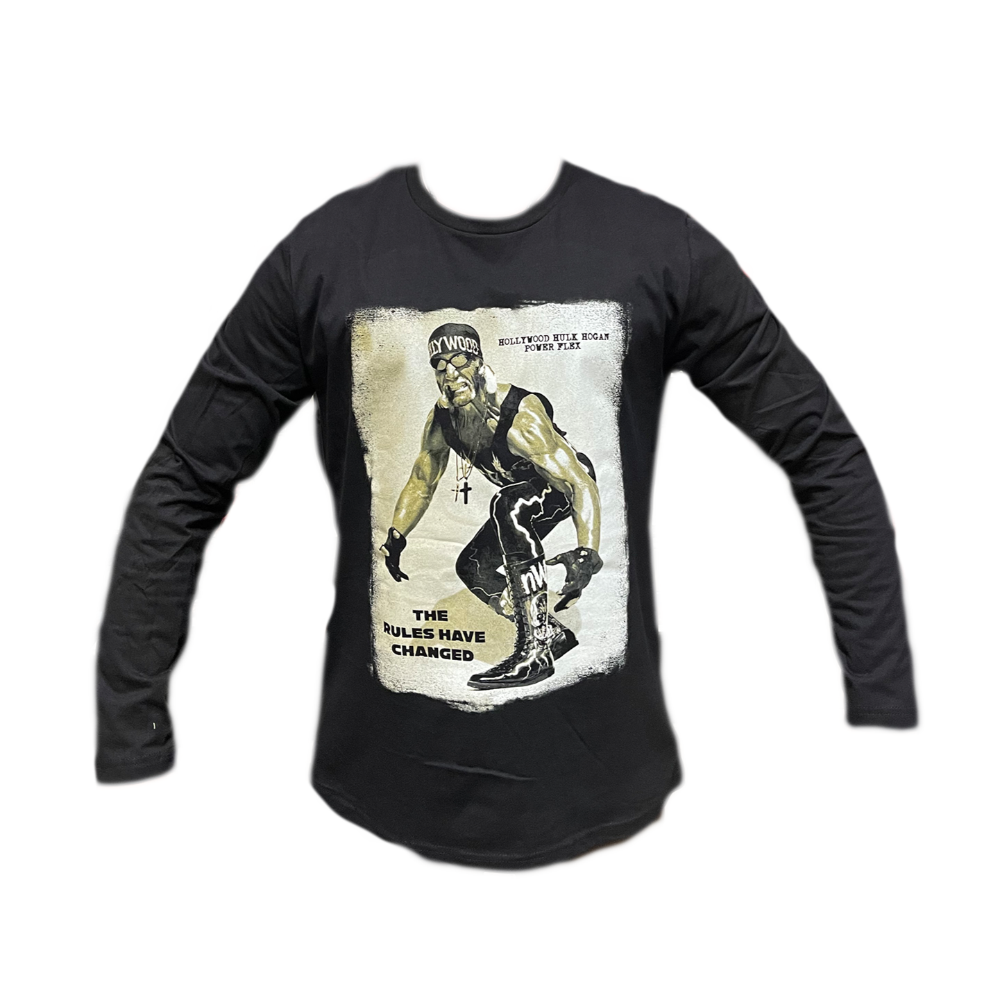 Hollywood Hulk Hogan Power Flex Mens T Shirt Black