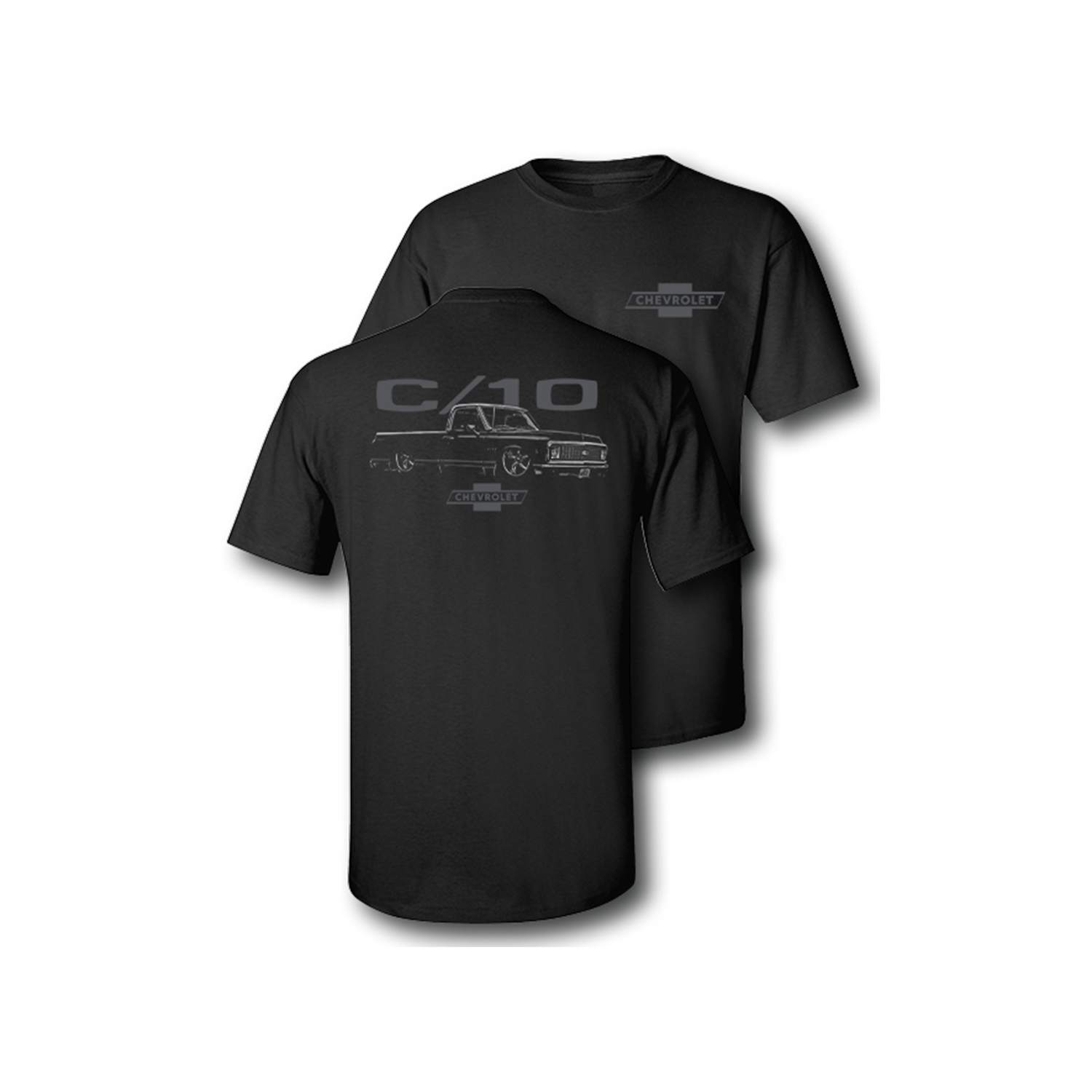 Chevy Trucks "C/10" Mens T Shirt Black