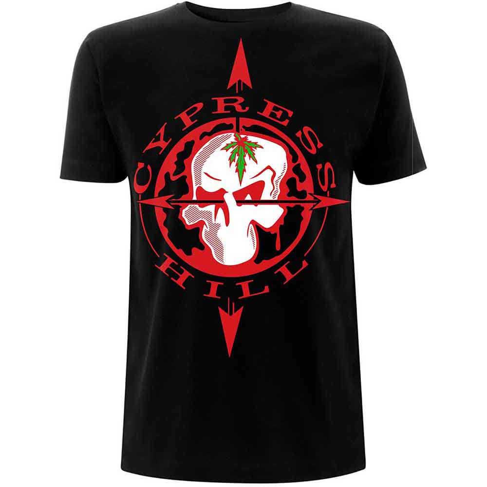 Cypress Hill Skull Compass Mens T Shirt