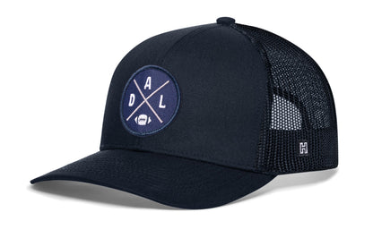 Dallas Trucker Haka Hat Gray-White DAL X Football Snapback
