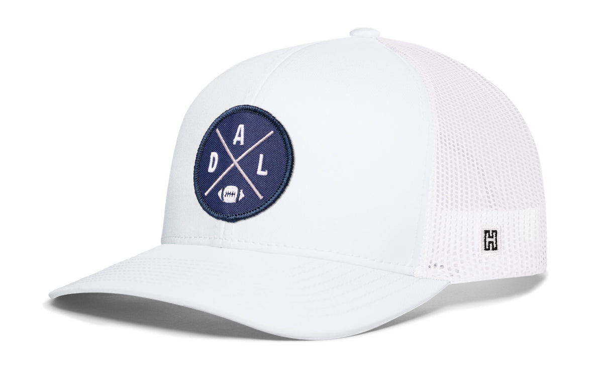 Dallas Trucker Haka Hat Gray-White DAL X Football Snapback