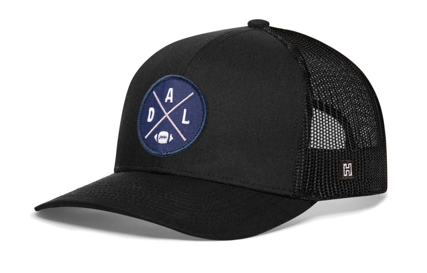 Dallas Trucker Haka Hat Gray-White DAL X Football Snapback