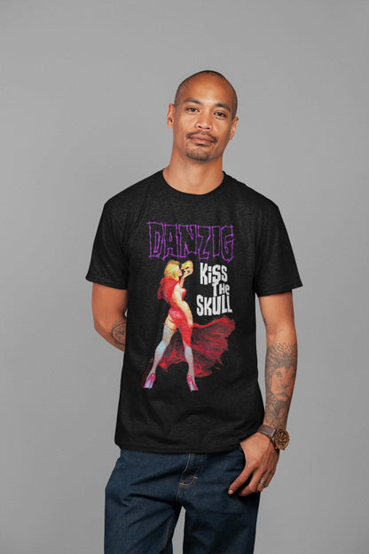 Danzig - Kiss the Skull Jumbo Print T Shirt