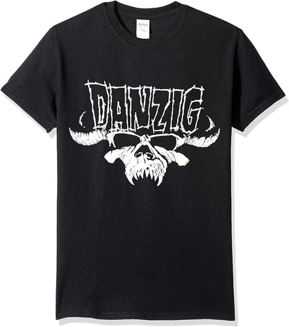 Danzig Skull Logo Officially Licensed Mens T Shirt Black