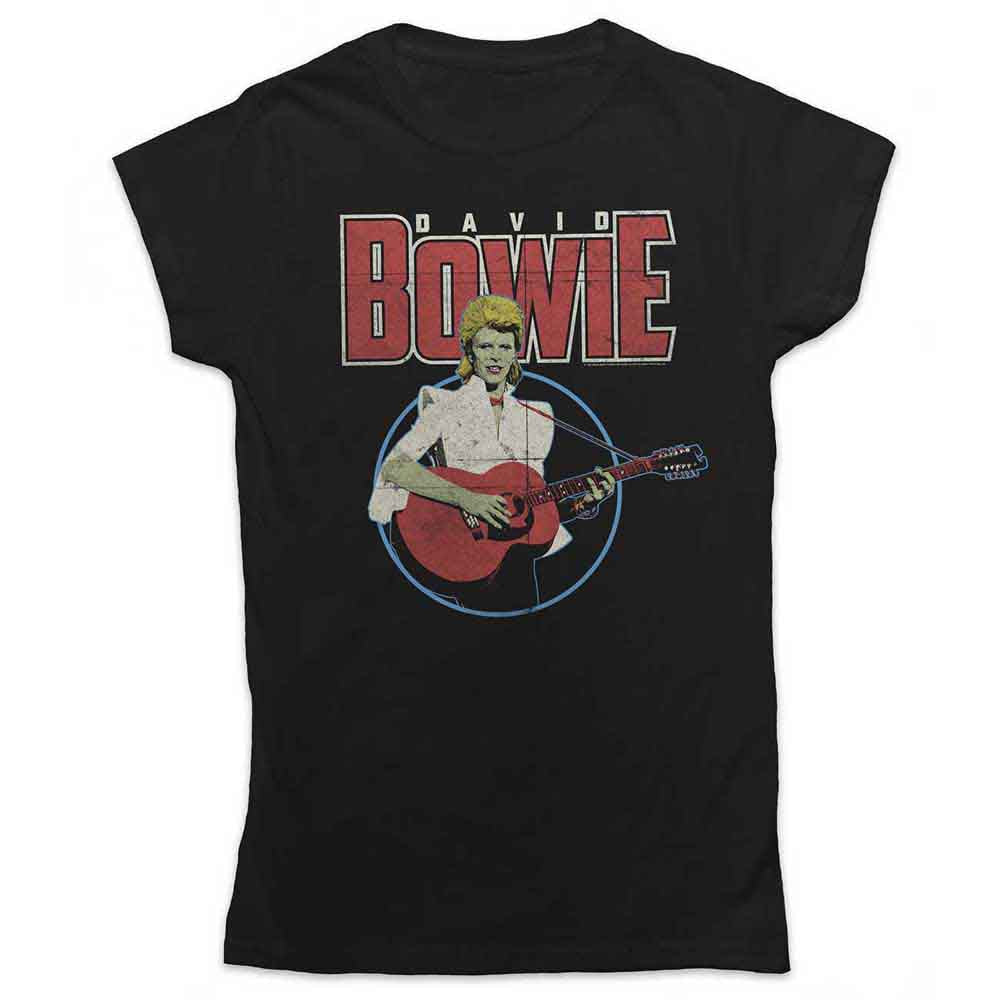 David Bowie Acoustic Bootleg Womens T Shirt