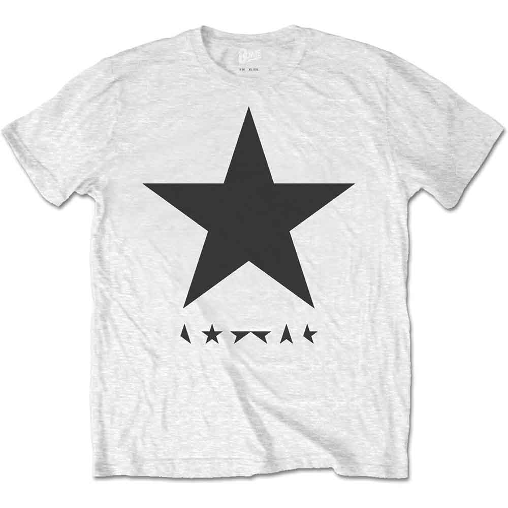 David Bowie Blackstar on White Mens T Shirt
