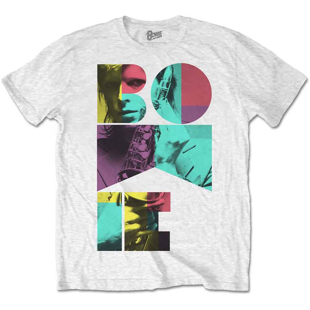 David Bowie Colour Sax Mens T Shirt