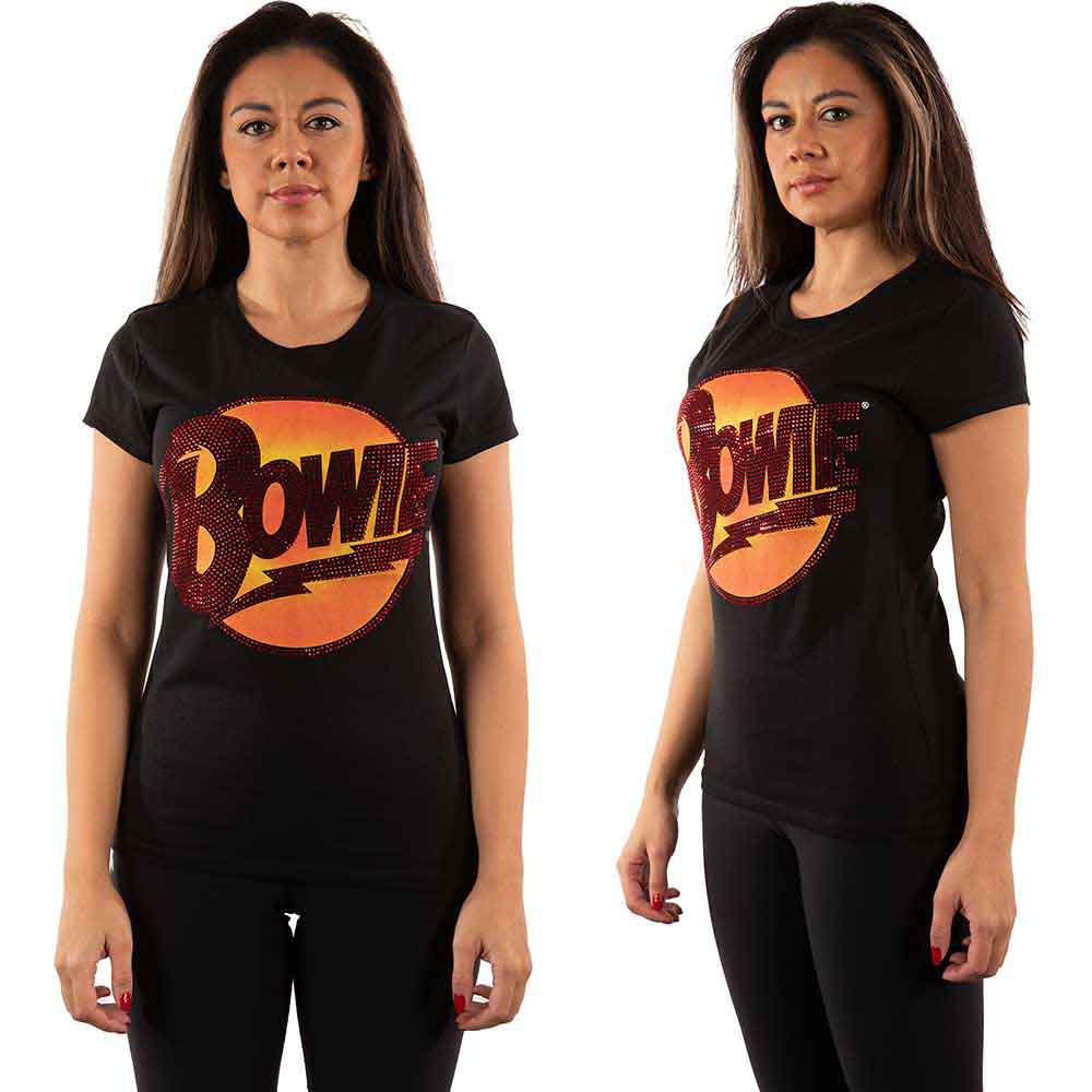 David Bowie Diamond Dogs Logo Womens T Shirt