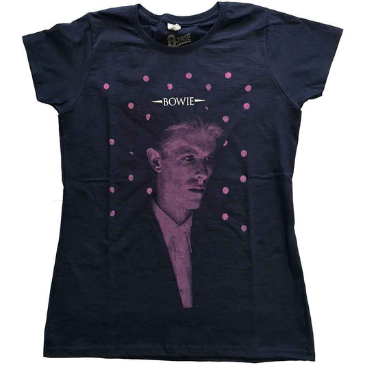 David Bowie Dots Womens T Shirt