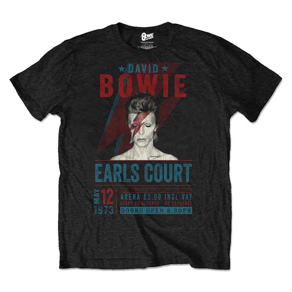 David Bowie Earls Court '73 Mens T Shirt