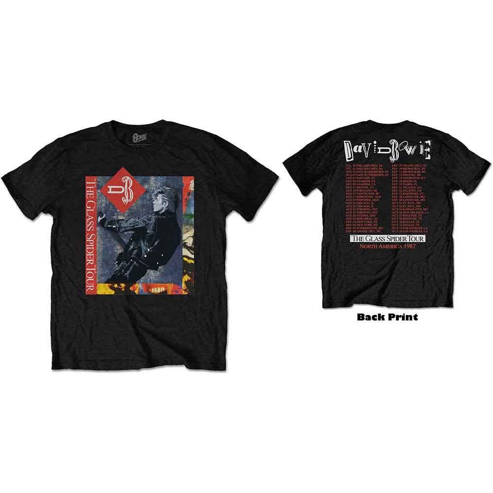 David Bowie Glass Spider Tour Mens T Shirt