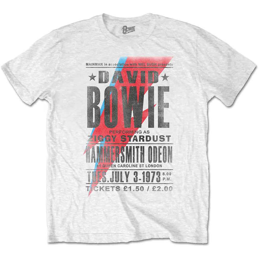 David Bowie Hammersmith Odeon Mens T Shirt