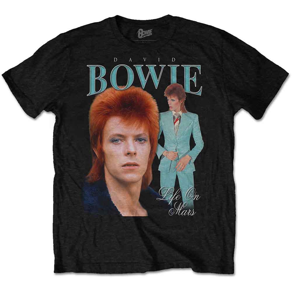 David Bowie Life on Mars Homage Mens T Shirt