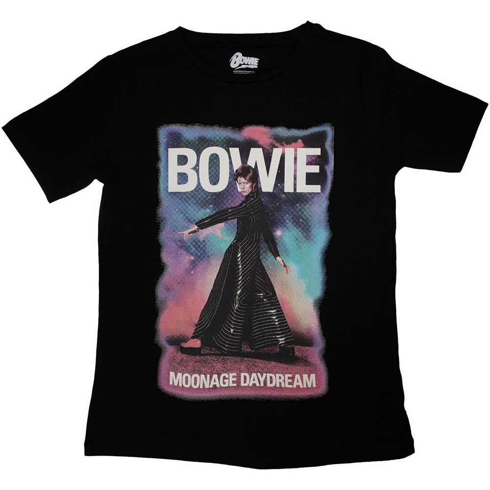 David Bowie Moonage 11 Fade Womens T Shirt