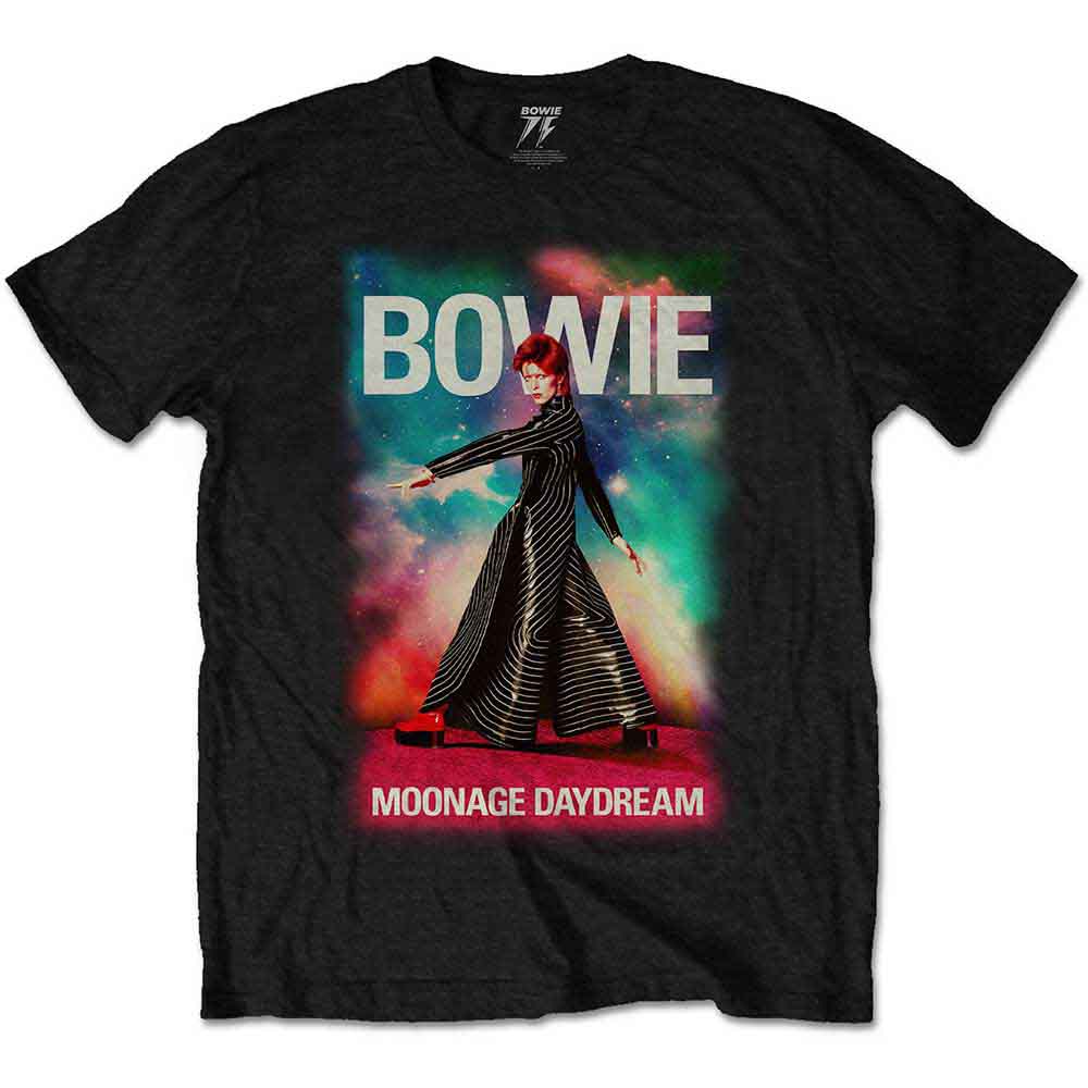David Bowie Moonage 11 Fade Mens T Shirt