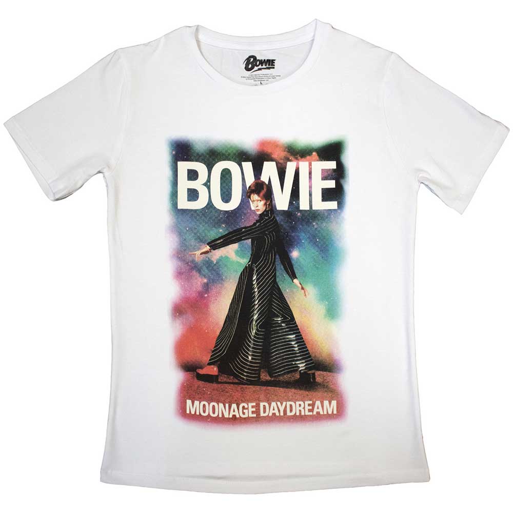 David Bowie Moonage 11 Fade Womens T Shirt