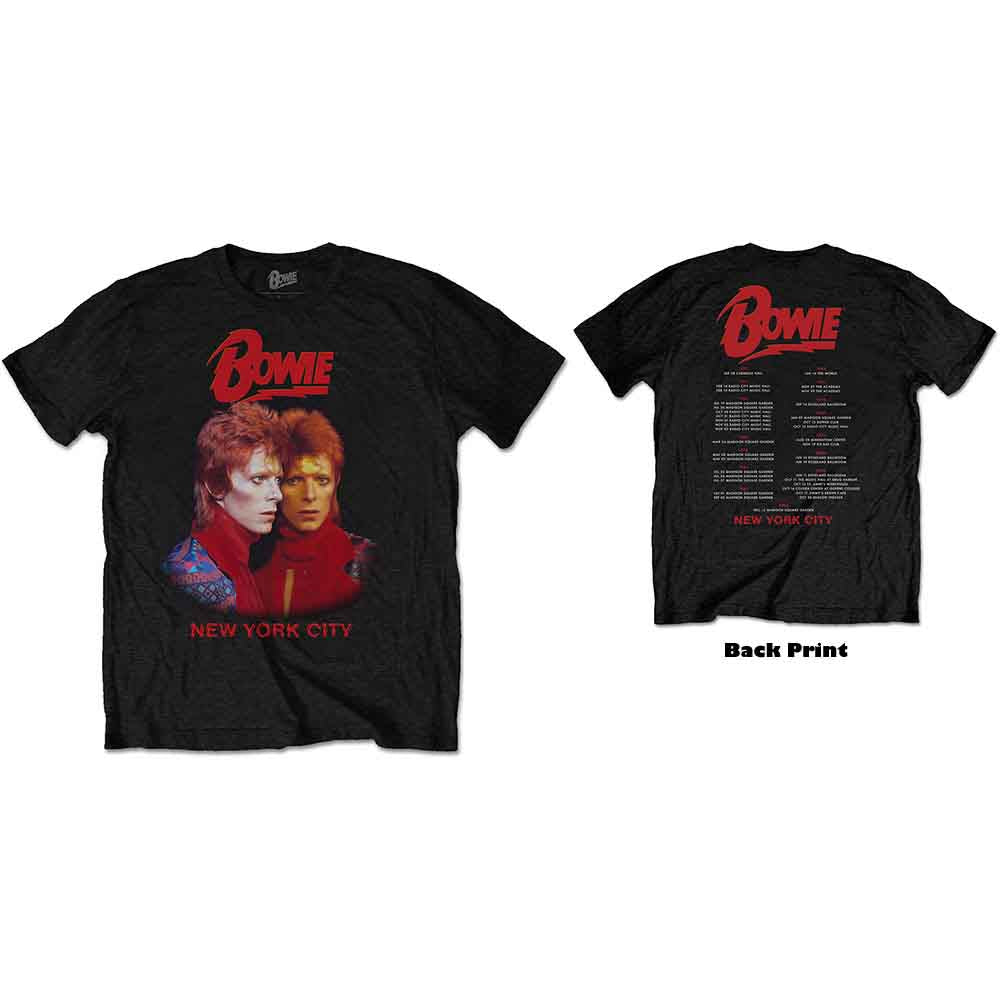David Bowie New York City Mens T Shirt