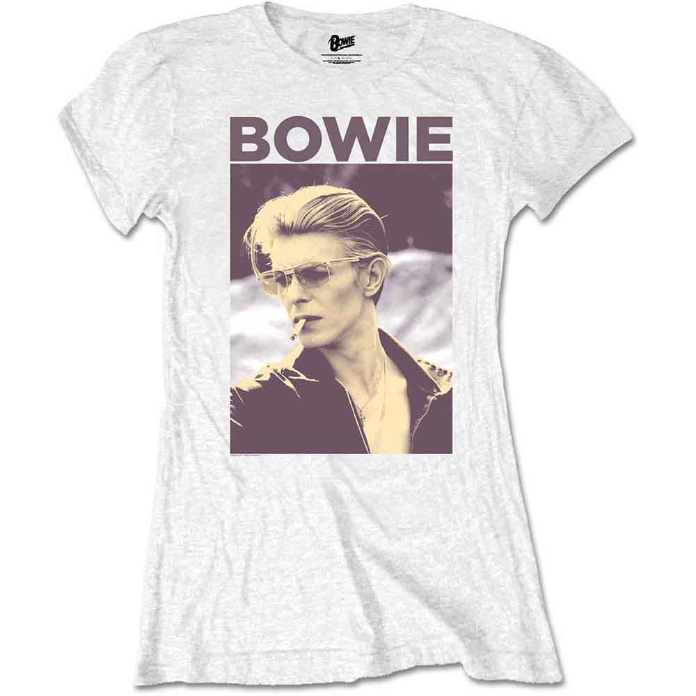 David Bowie Smoking Womens T Shirt