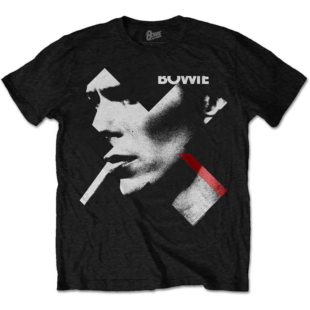 David Bowie X Smoke Red Mens T Shirt