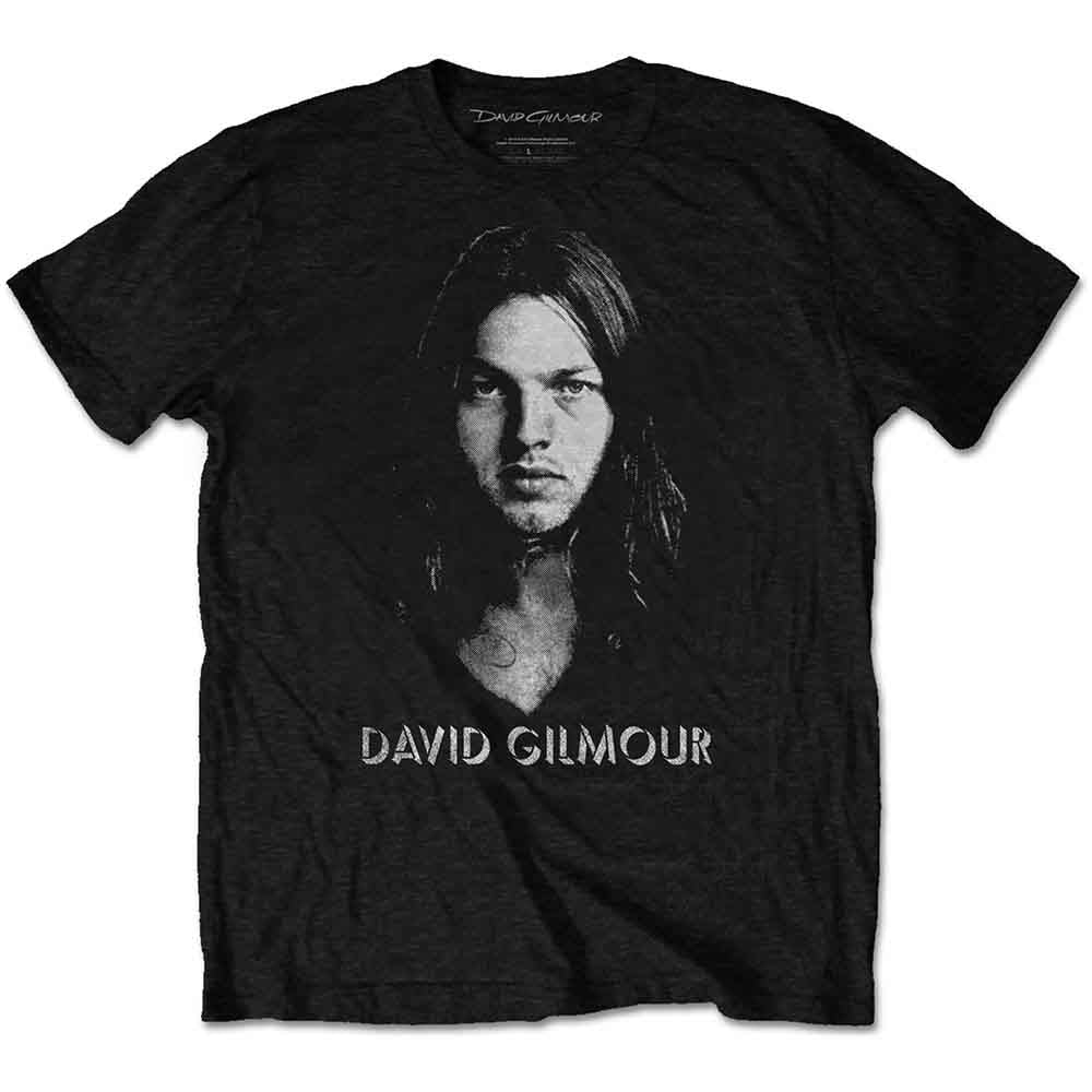 David Gilmour Half-tone Face Mens T Shirt