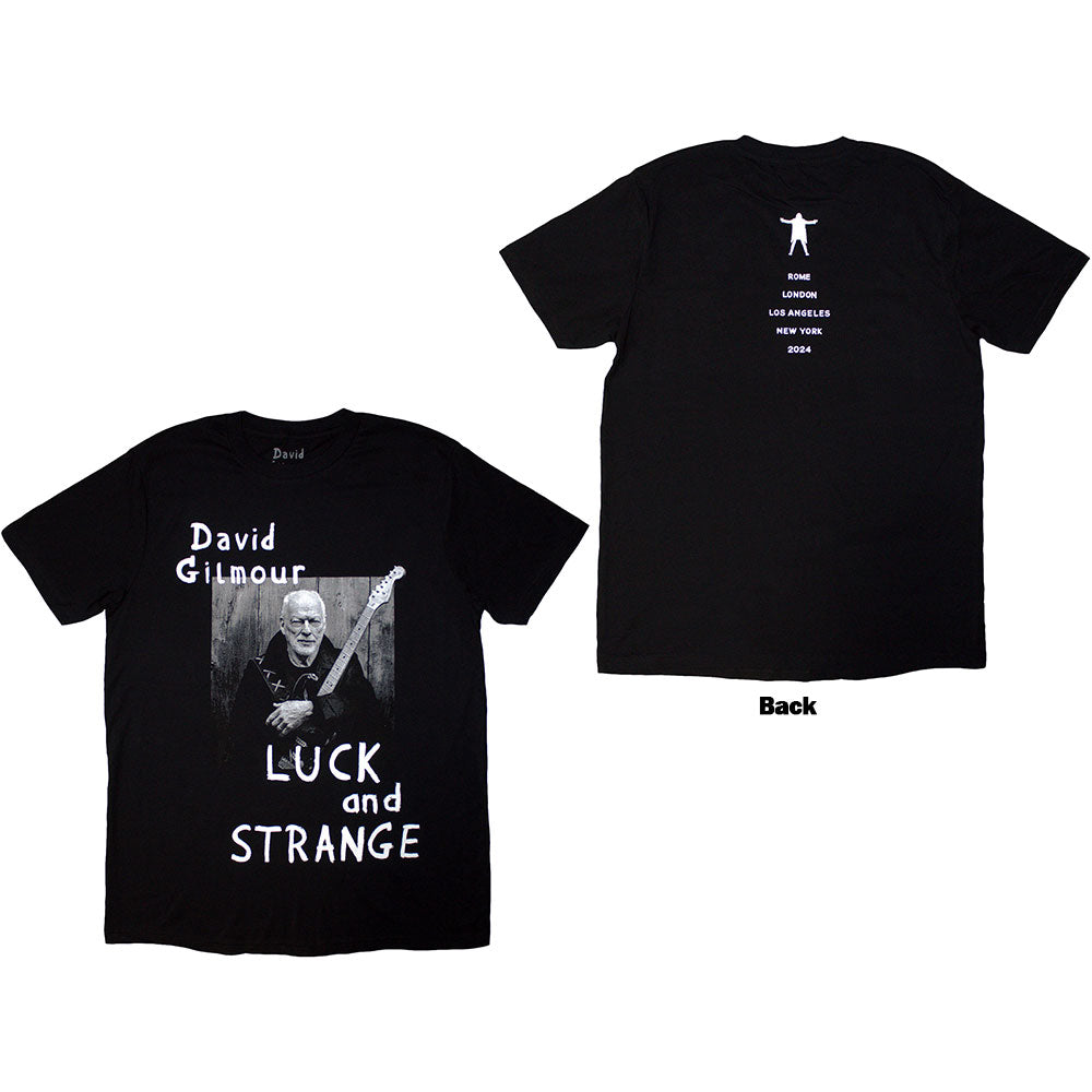 David Gilmour Luck & Strange Portrait Mens T Shirt