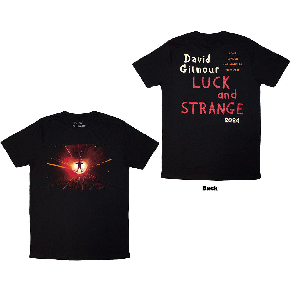 David Gilmour Luck & Strange Stage Shot Mens T Shirt