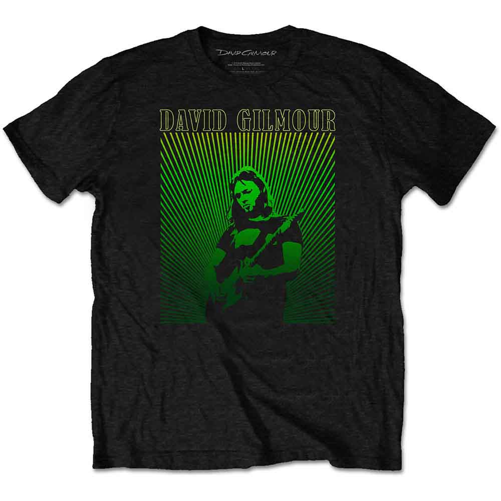 David Gilmour Rays Gradient Mens T Shirt