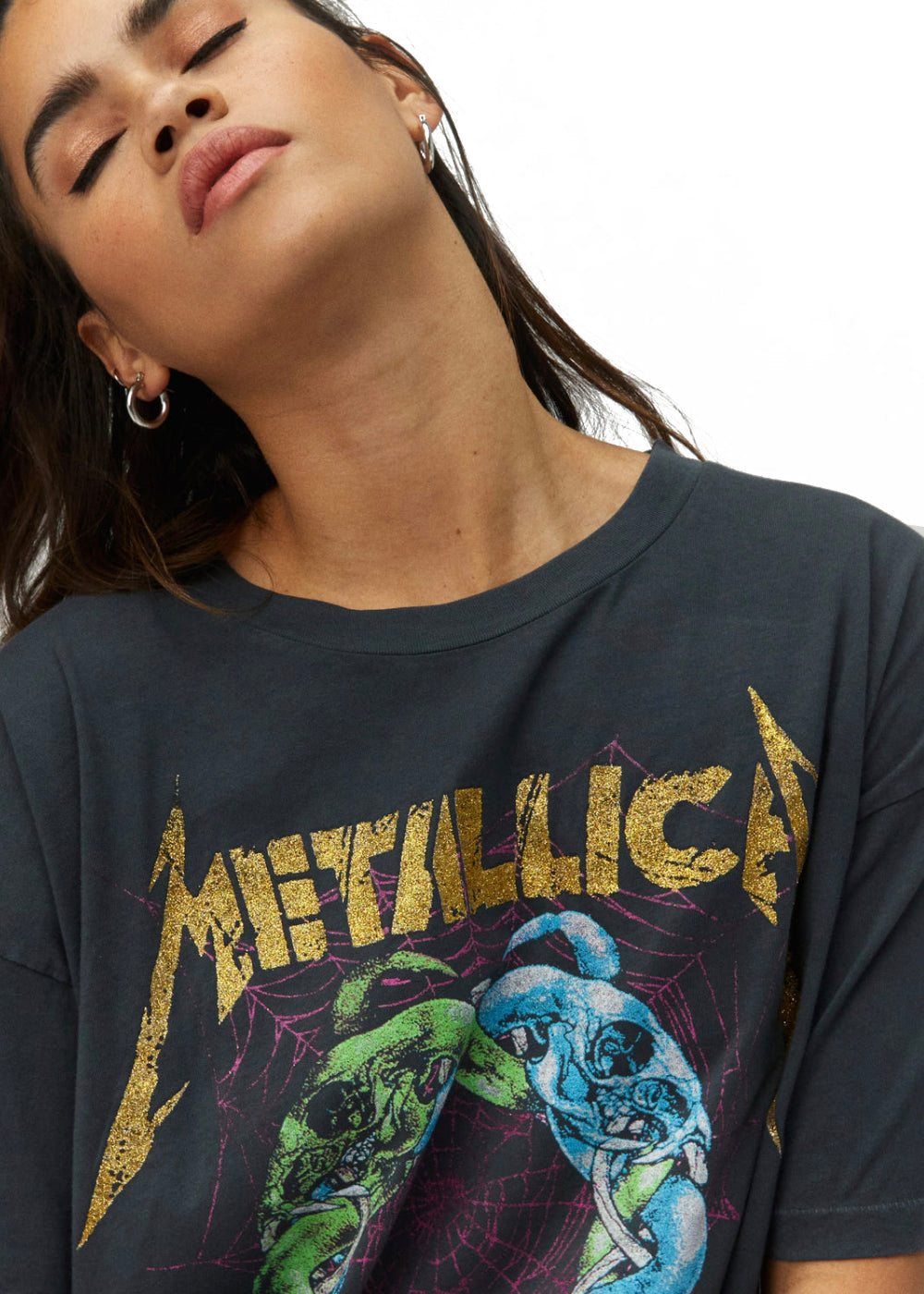 Metallica The Struggle Within Band Tee Womens T Shirt Black by Daydreamer LA