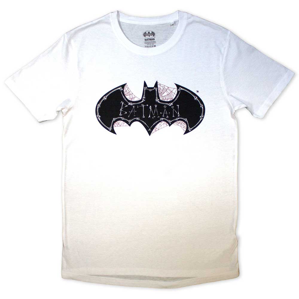 DC Comics Batman - Bat Skull & Cobwebs Mens T Shirt