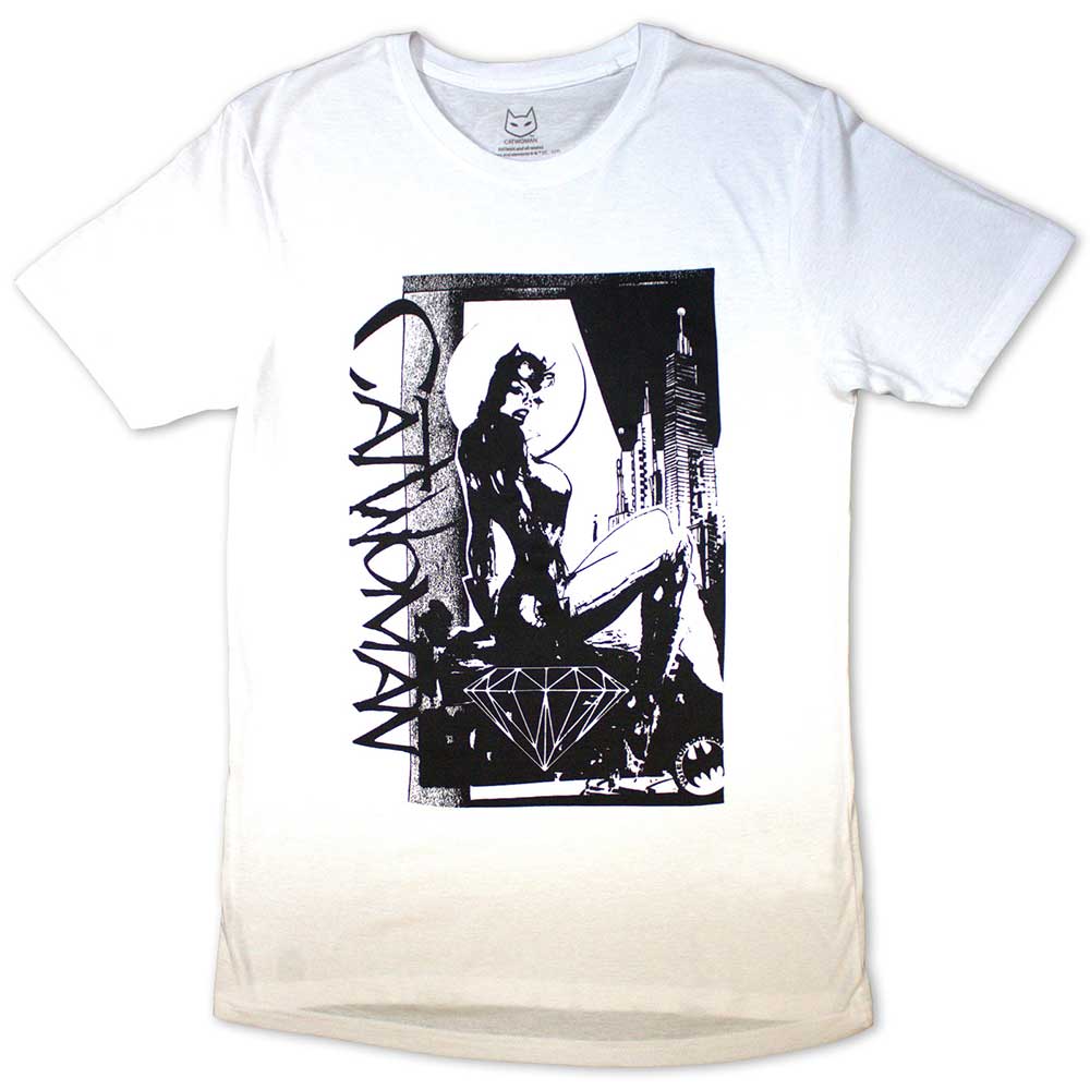 DC Comics Catwoman - Skyline Mens T Shirt