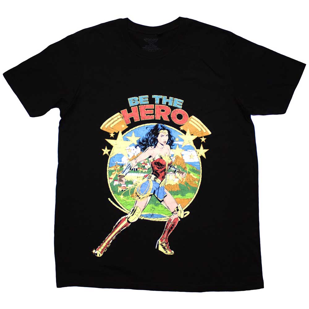 DC Comics Wonder Woman Be The Hero Mens T Shirt