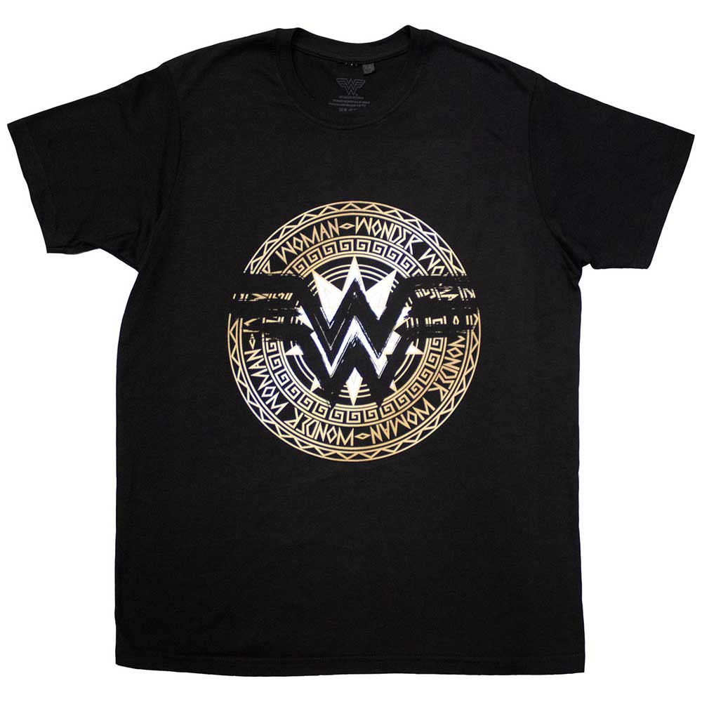 DC Comics Wonder Woman Gold Circle Mens T Shirt