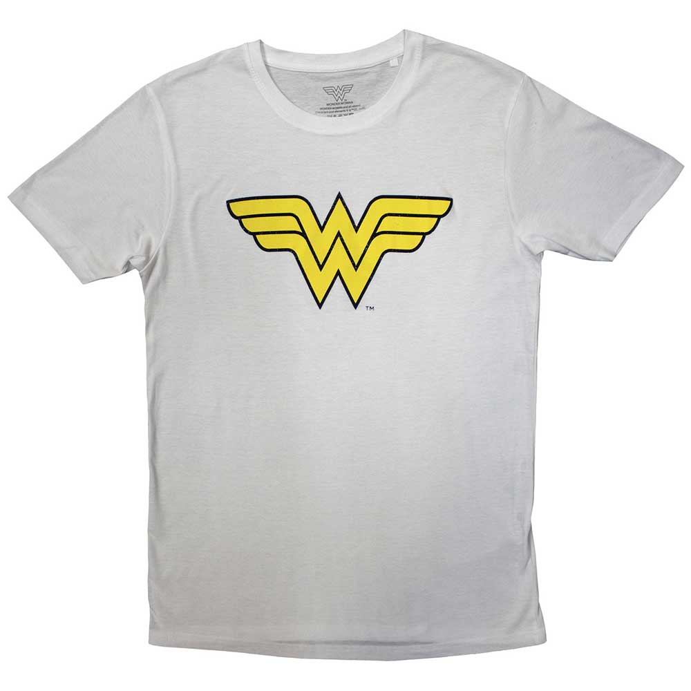 DC Comics Wonder Woman - Yellow Logo Mens T Shirt