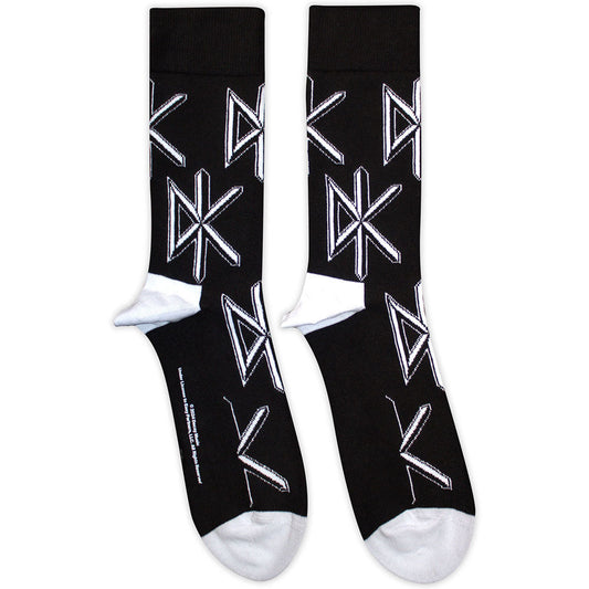 Dead Kennedys DK Logo Repeat Socks Black