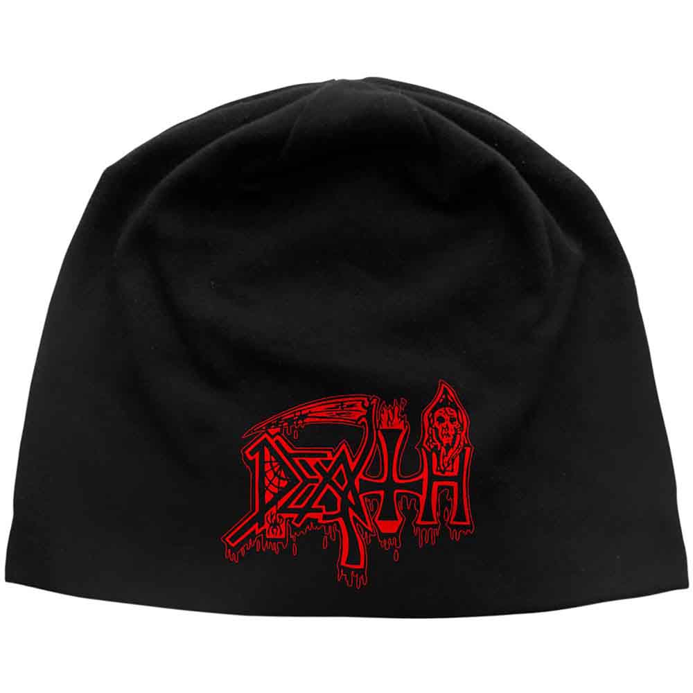 Death Logo Beanie Hat Black