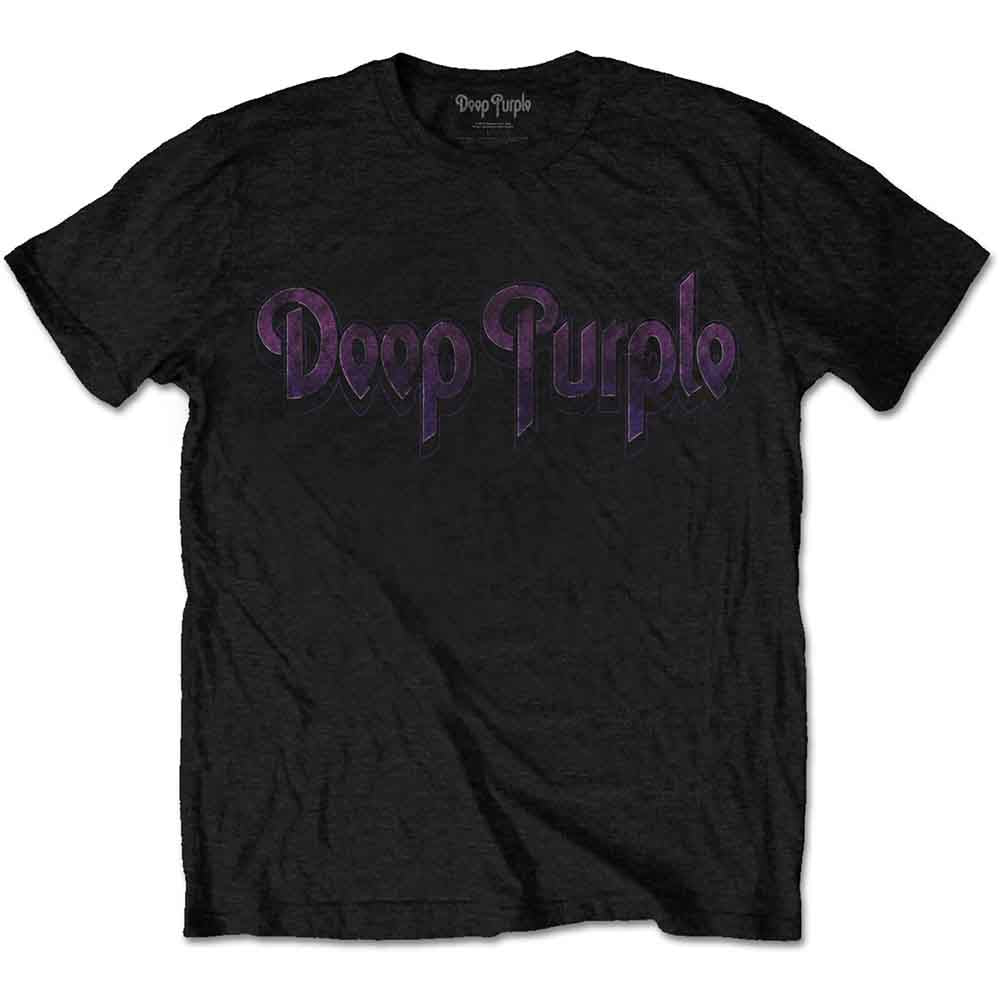 Deep Purple Vintage Logo Mens T Shirt