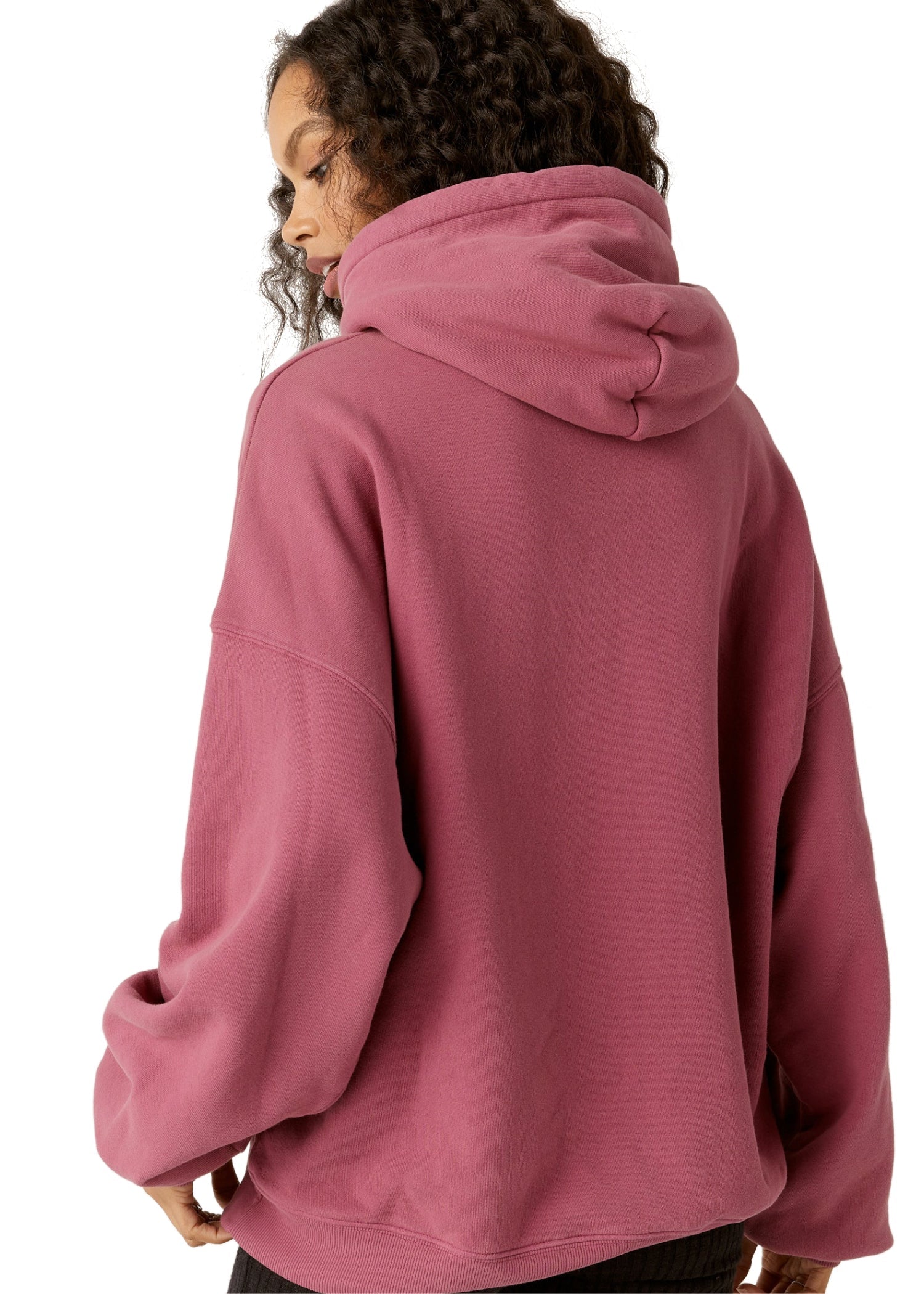 Def Leppard Too Late For Love Womens Oversized Hoodie Sweatshirt Purple by Daydreamer LA